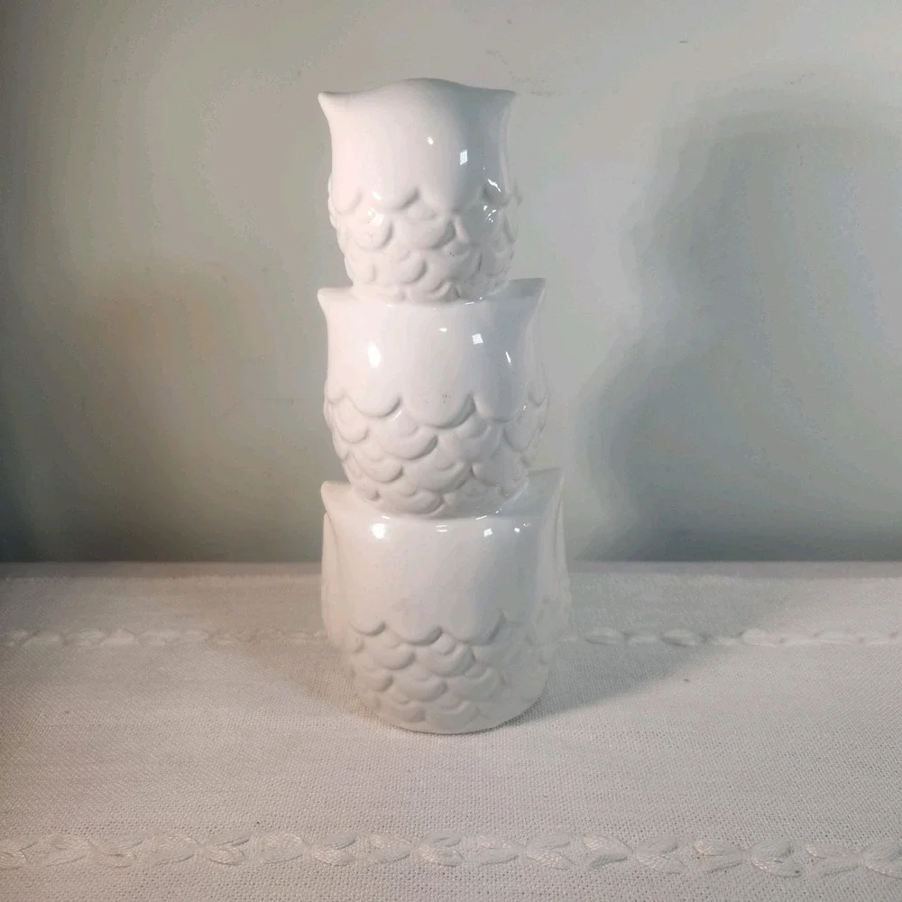 New Adorable Ceramic Owl Potpourri Holder Figurine Owls Statue
